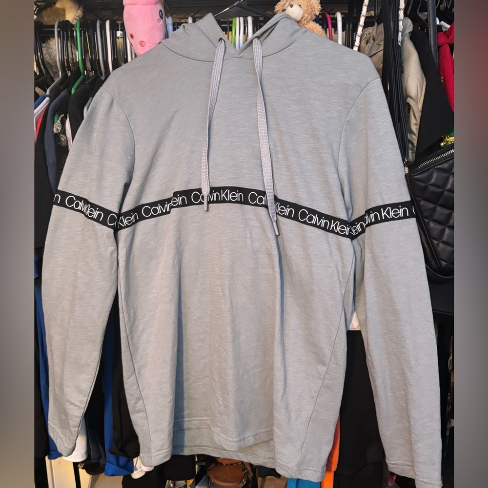 Calvin Klein Light Gray Men's Hoodie